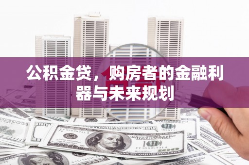 邵阳县公积金贷，购房者的金融利器与未来规划