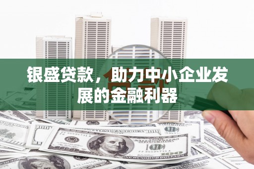 湖里银盛贷款，助力中小企业发展的金融利器