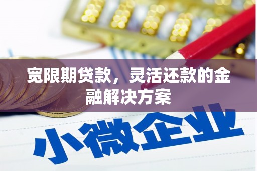 崇左宽限期贷款，灵活还款的金融解决方案