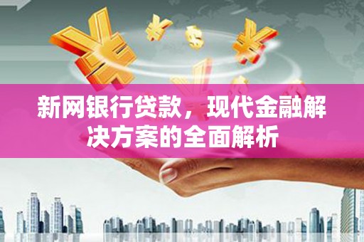 沂源新网银行贷款，现代金融解决方案的全面解析
