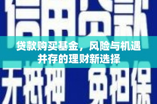 福州贷款购买基金，风险与机遇并存的理财新选择