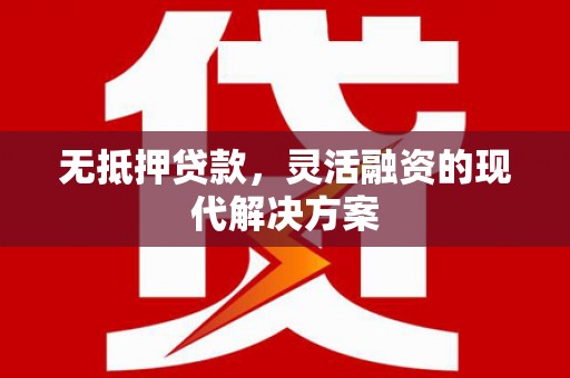 龙沙无抵押贷款，灵活融资的现代解决方案
